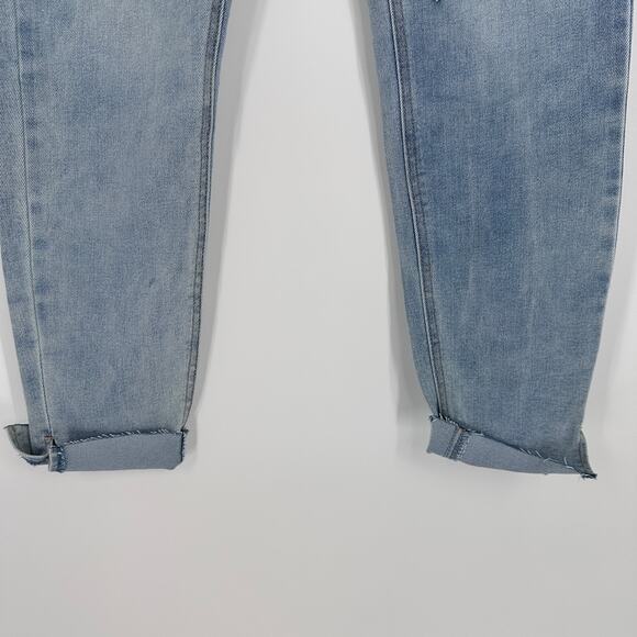 Kensie Jeans The Ultimate High Rise Skinny Raw Slit Edge Hem Womens 30 10 - Picture 9 of 11